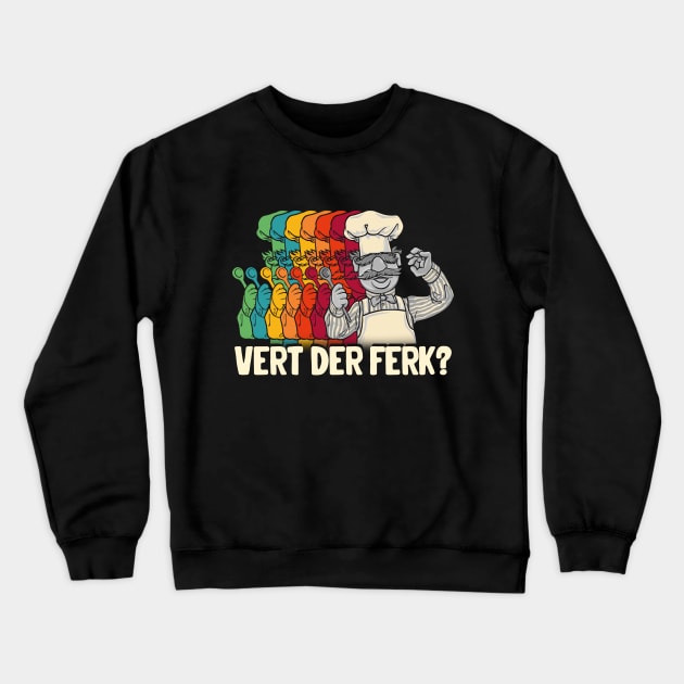 Retro Vert der ferk Crewneck Sweatshirt by Sayang Anak